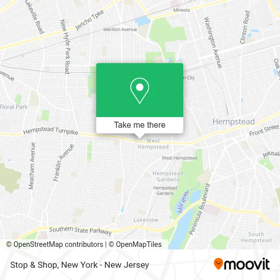 Stop & Shop map