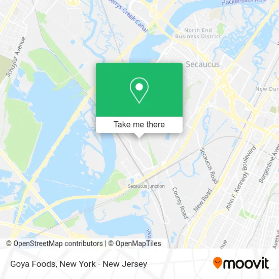 Goya Foods map