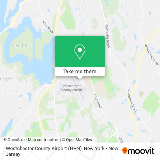 Westchester County Airport (HPN) map