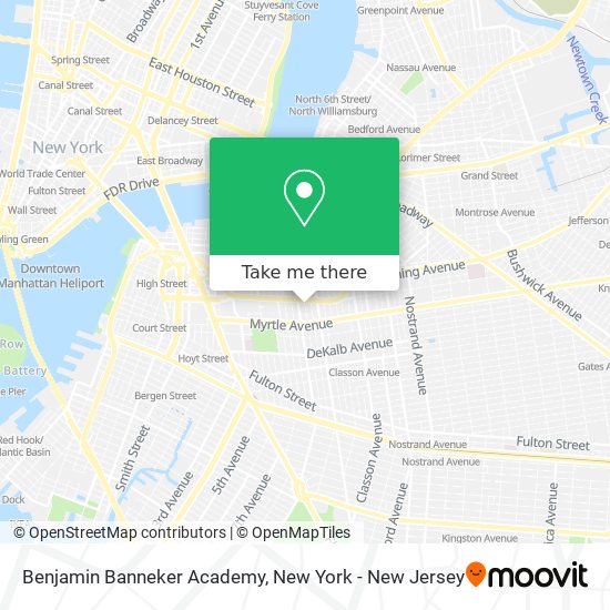 Mapa de Benjamin Banneker Academy