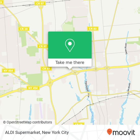 ALDI Supermarket map