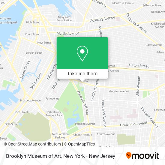 Brooklyn Museum of Art map