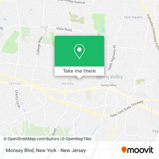 Mapa de Monsey Blvd