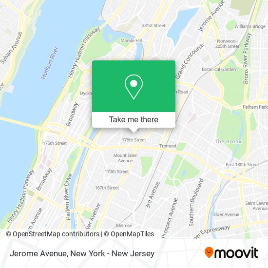 Mapa de Jerome Avenue