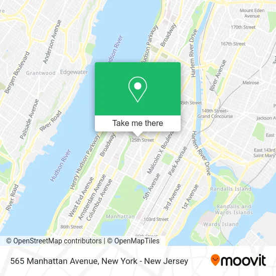 565 Manhattan Avenue map