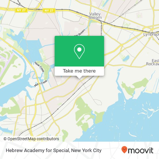 Hebrew Academy for Special map