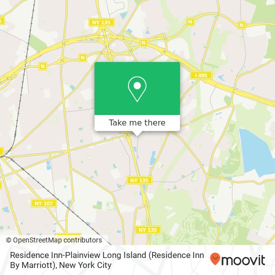 Mapa de Residence Inn-Plainview Long Island (Residence Inn By Marriott)