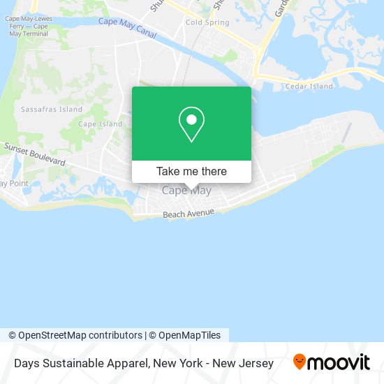 Days Sustainable Apparel map