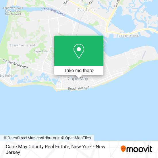 Cape May County Real Estate map