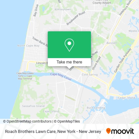 Roach Brothers Lawn Care map