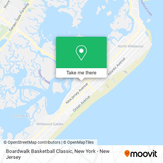Boardwalk Basketball Classic map