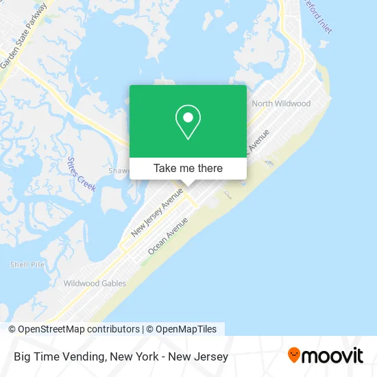 Big Time Vending map