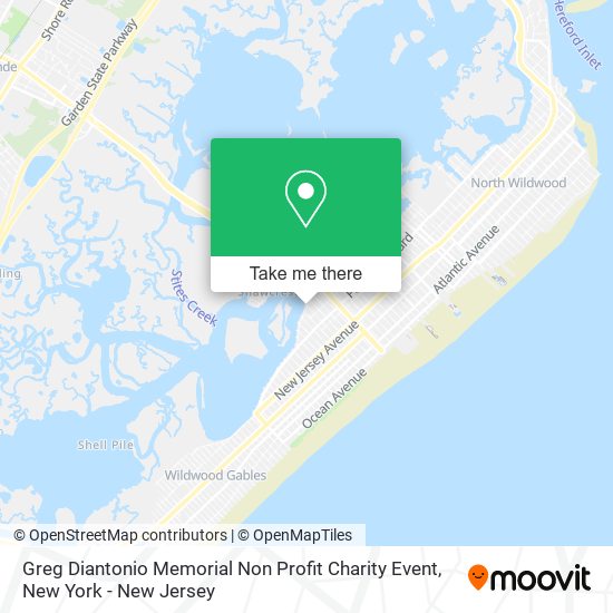 Mapa de Greg Diantonio Memorial Non Profit Charity Event