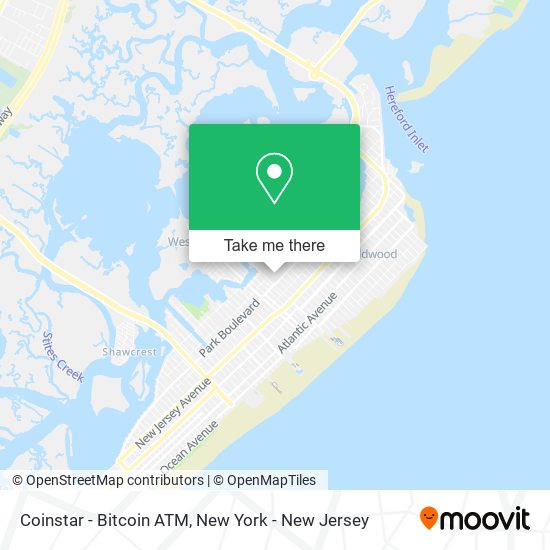 Coinstar - Bitcoin ATM map