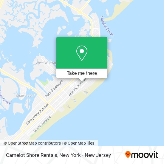 Mapa de Camelot Shore Rentals