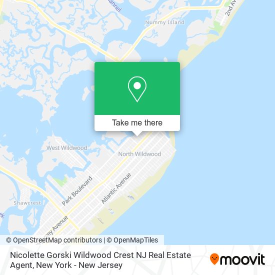 Nicolette Gorski Wildwood Crest NJ Real Estate Agent map