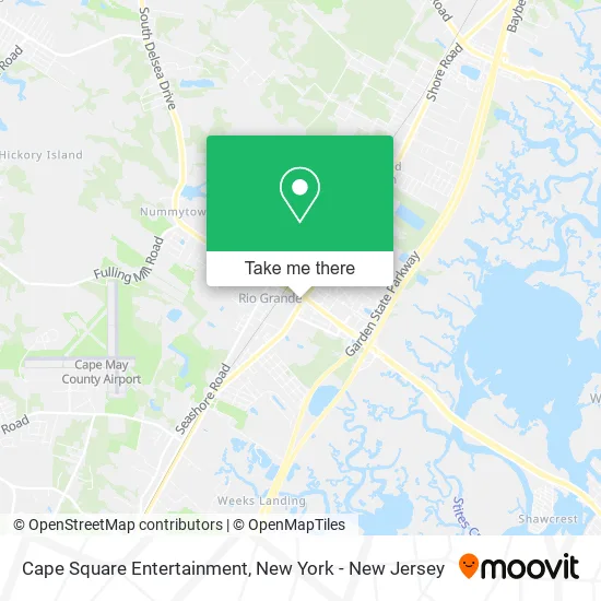 Cape Square Entertainment map