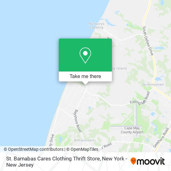 St. Barnabas Cares Clothing Thrift Store map