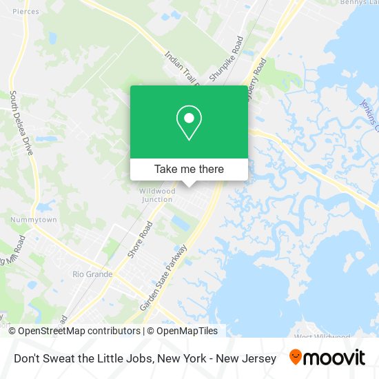 Mapa de Don't Sweat the Little Jobs