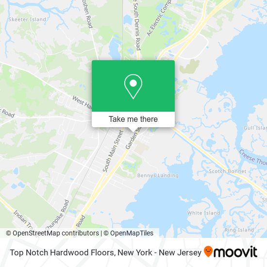 Top Notch Hardwood Floors map
