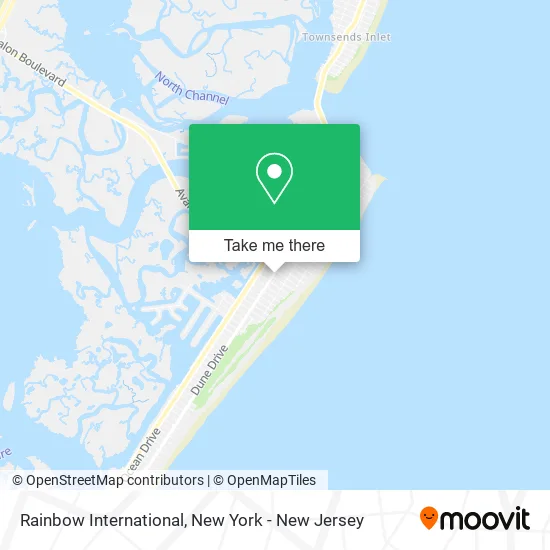 Rainbow International map