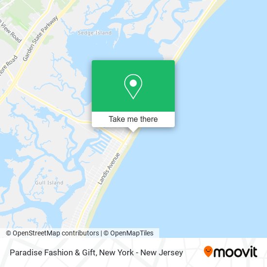 Paradise Fashion & Gift map