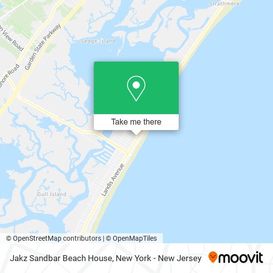 Jakz Sandbar Beach House map