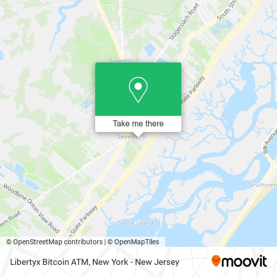 Mapa de Libertyx Bitcoin ATM