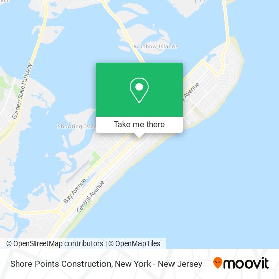 Shore Points Construction map