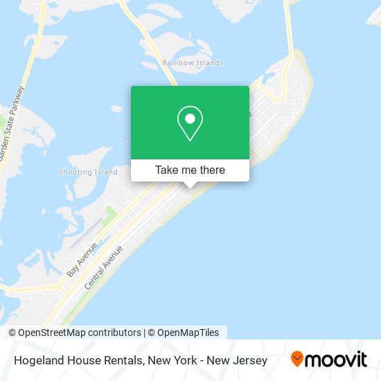 Hogeland House Rentals map