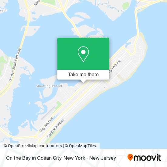 On the Bay in Ocean City map