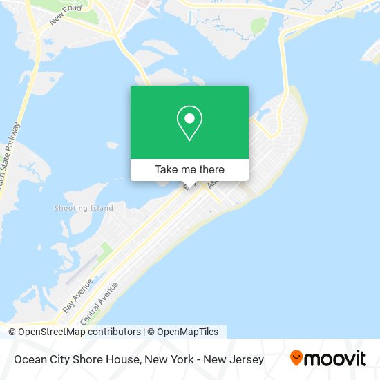 Ocean City Shore House map