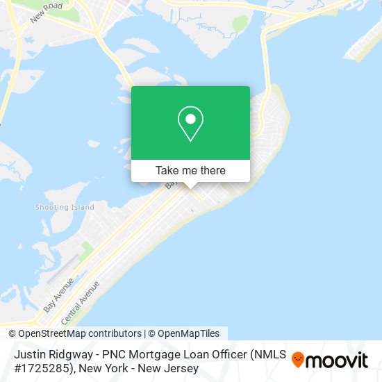 Justin Ridgway - PNC Mortgage Loan Officer (NMLS #1725285) map