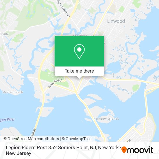 Legion Riders Post 352 Somers Point, NJ map