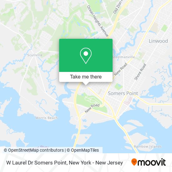 Mapa de W Laurel Dr Somers Point