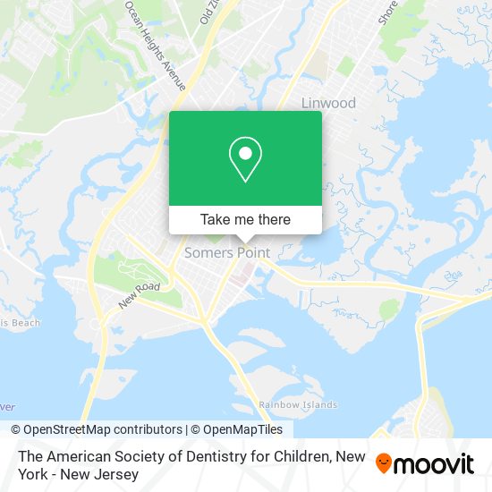 Mapa de The American Society of Dentistry for Children