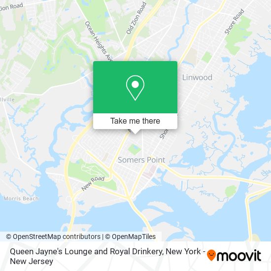 Queen Jayne's Lounge and Royal Drinkery map