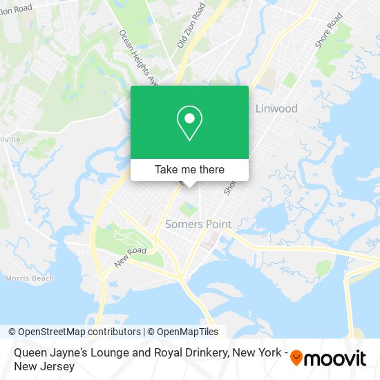 Mapa de Queen Jayne's Lounge and Royal Drinkery