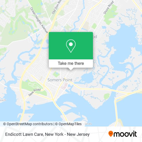 Mapa de Endicott Lawn Care
