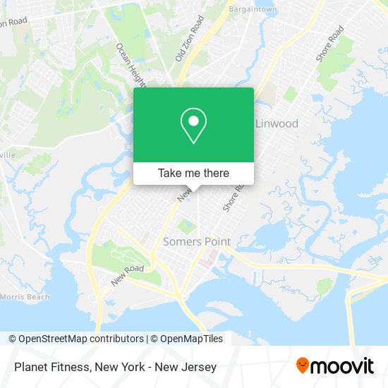 Planet Fitness map