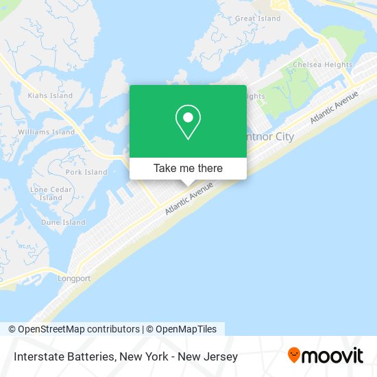 Mapa de Interstate Batteries