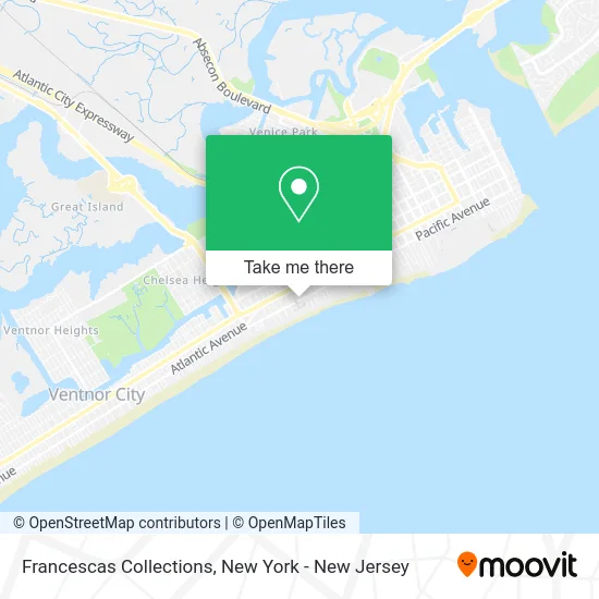 Francescas Collections map