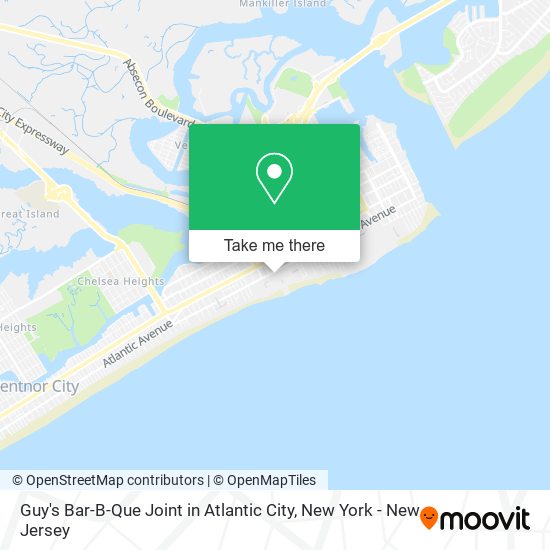 Guy's Bar-B-Que Joint in Atlantic City map
