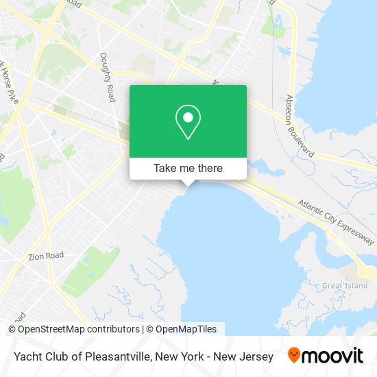 Yacht Club of Pleasantville map