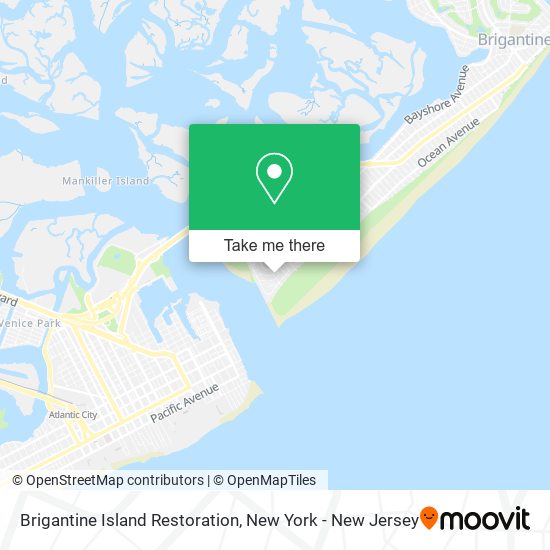 Mapa de Brigantine Island Restoration