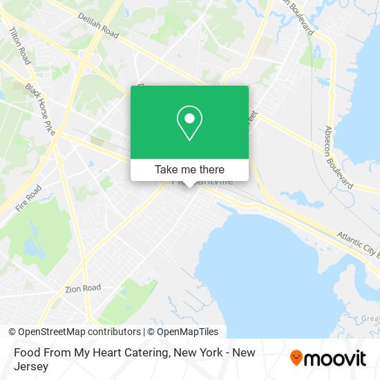 Food From My Heart Catering map
