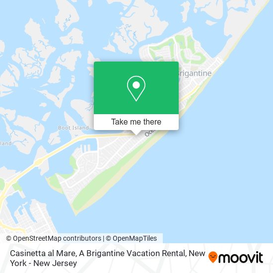 Mapa de Casinetta al Mare, A Brigantine Vacation Rental