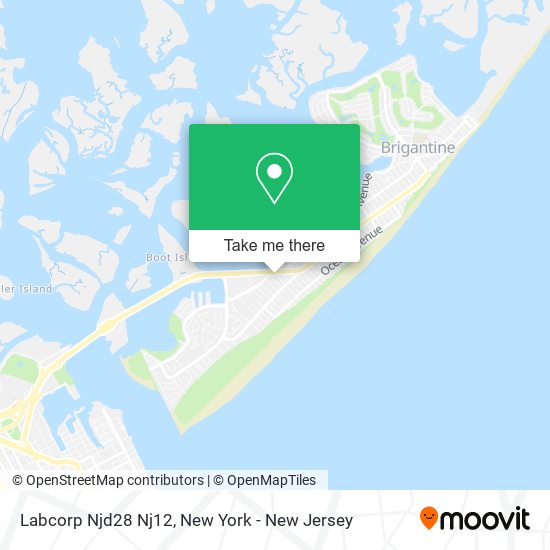 Labcorp Njd28 Nj12 map