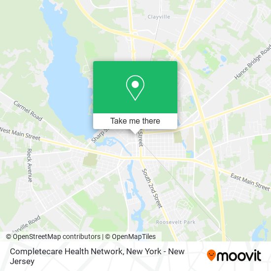 Completecare Health Network map