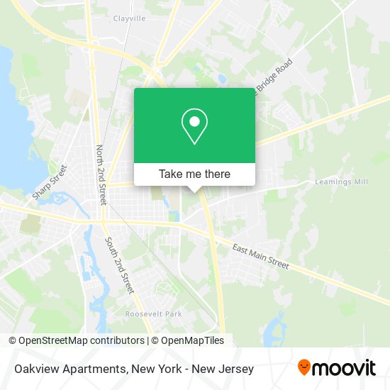 Mapa de Oakview Apartments